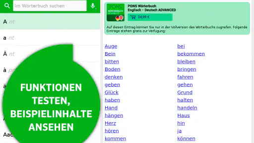 PONS Wörterbuch Bibliothek – O screenshot 11