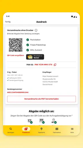 Post & DHL screenshot 12