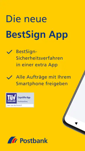Postbank BestSign screenshot 1