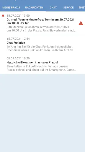 PraxisApp - Meine GynPraxis screenshot 2