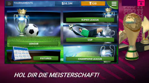Pro 11 - Fußball Manager screenshot 10