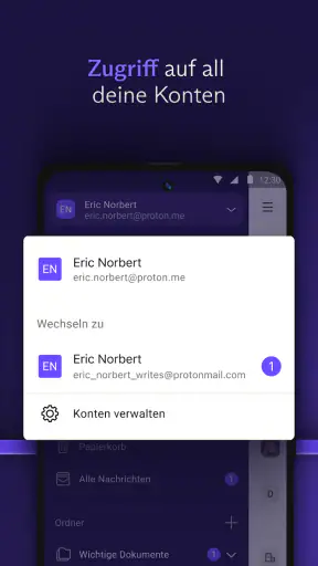 Proton Mail: sichere E-Mails screenshot 3