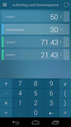 Prozentrechner screenshot 4