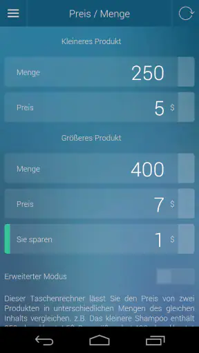 Prozentrechner screenshot 5
