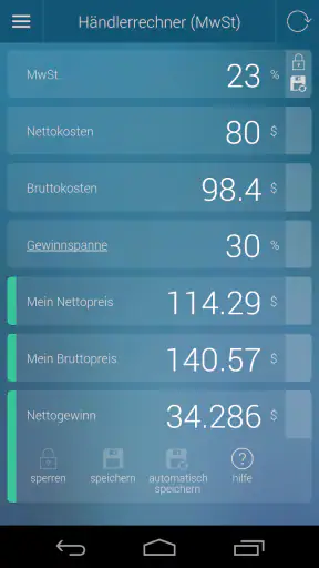 Prozentrechner screenshot 7