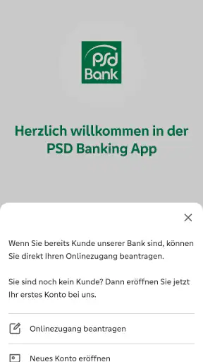 PSD Banking screenshot 2