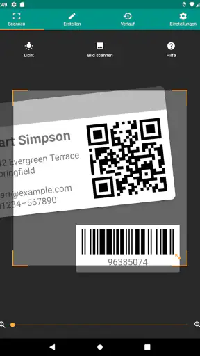 QR- & Barcode-Scanner screenshot 9