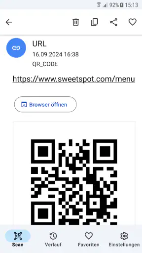QR-Code-Scanner - werbefrei screenshot 11