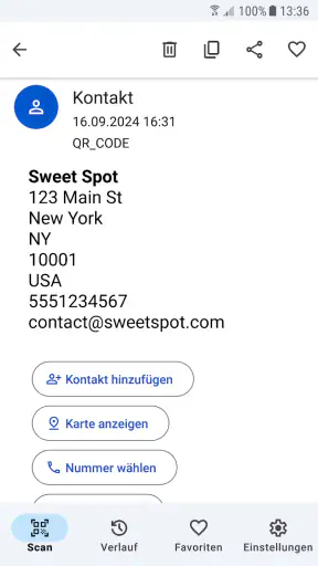QR-Code-Scanner - werbefrei screenshot 6