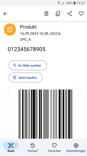 QR-Code-Scanner - werbefrei screenshot 7