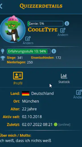 Quizshow-Trainingslager: Quiz screenshot 2