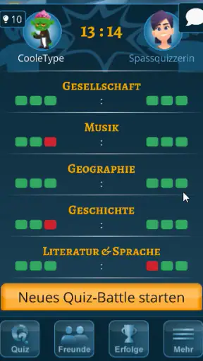 Quizshow-Trainingslager: Quiz screenshot 6