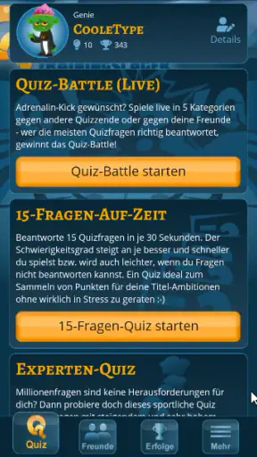 Quizshow-Trainingslager: Quiz screenshot 7