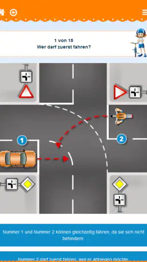 Radfahrprüfung screenshot 4