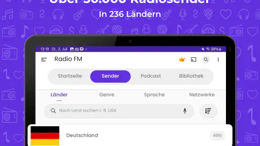 Radio FM: Live-Radio-App screenshot 9