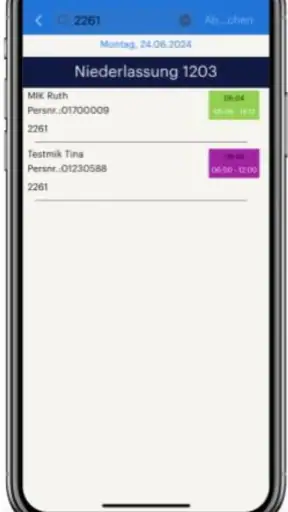 Randstad Portal screenshot 2