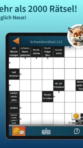 Rate-Fuchs Kreuzworträtsel screenshot 10