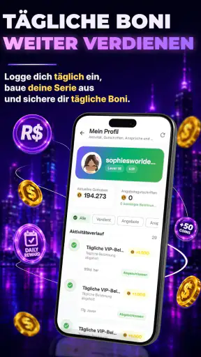 RBX Earny: Coins & Belohnungen screenshot 10