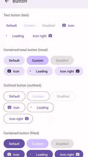 React Native Paper Example screenshot 2