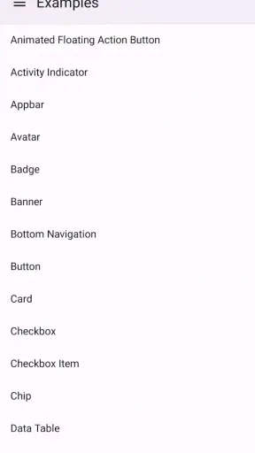 React Native Paper Example screenshot 3