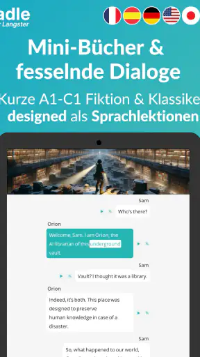 Readle (ex—Langster) Sprachen screenshot 12