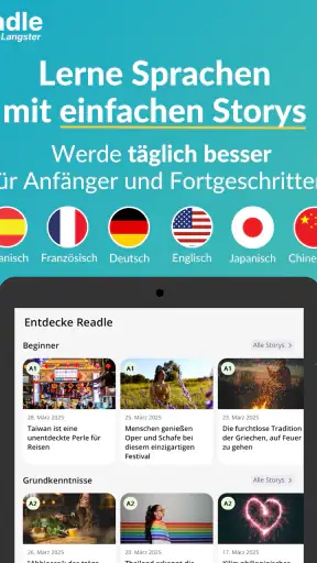 Readle (ex—Langster) Sprachen screenshot 9
