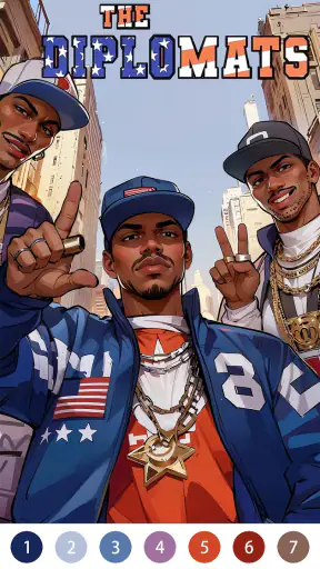 Rebel Gangster Coloring Pages screenshot 8