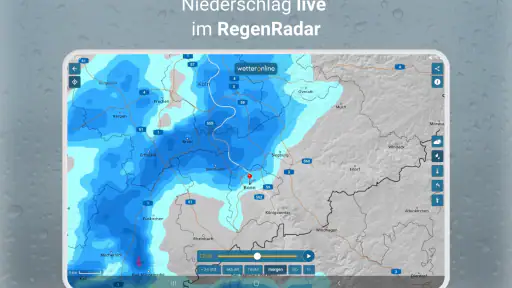 RegenRadar mit Unwetterwarnung screenshot 10