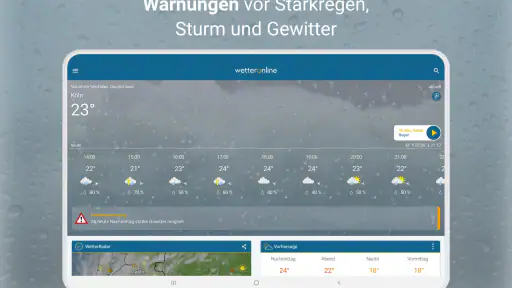 RegenRadar mit Unwetterwarnung screenshot 12