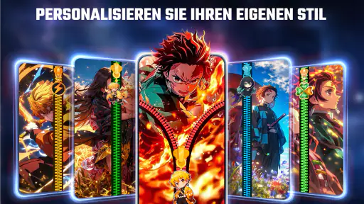 Reißverschluss-Sperrbildschirm screenshot 2