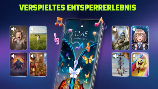 Reißverschluss-Sperrbildschirm screenshot 4