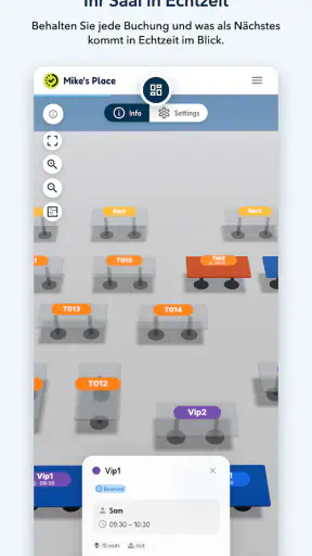 Restaurant-Buchungsplaner screenshot 6