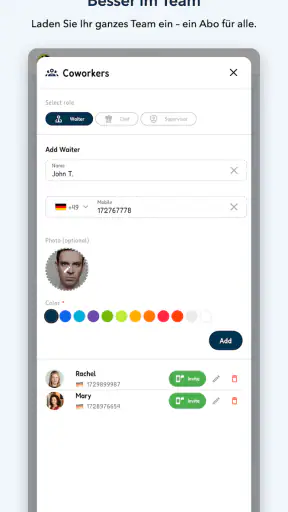 Restaurant-Buchungsplaner screenshot 7