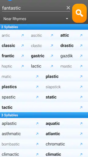 RhymeZone Rhyming Dictionary screenshot 1