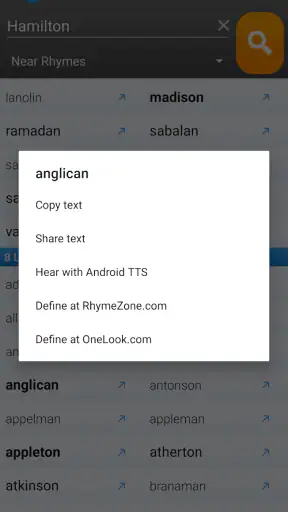 RhymeZone Rhyming Dictionary screenshot 3