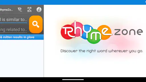 RhymeZone Rhyming Dictionary screenshot 5