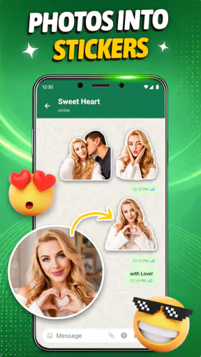 Romantic Love Sticker Maker screenshot 6