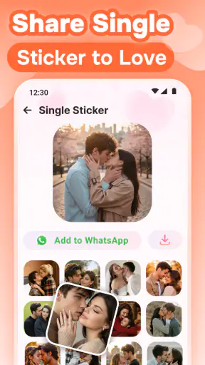 Romantic Love Stickers for WA screenshot 5