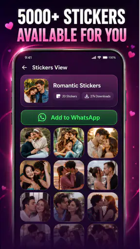 Romantic Stickers - WASticker screenshot 9