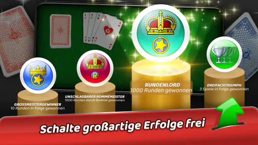 Rommé - Karten spielen offline screenshot 4