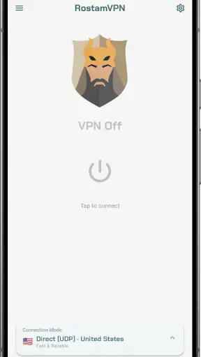 RostamVPN: فیلترشکن سریع وامن screenshot 1