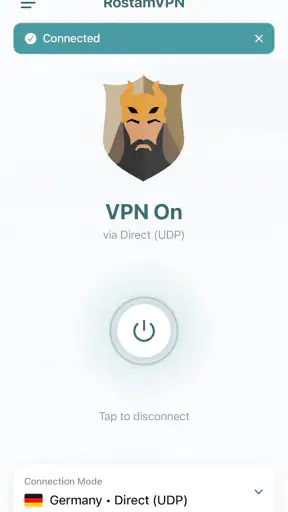 RostamVPN: فیلترشکن سریع وامن screenshot 2