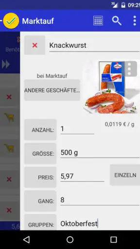 rShopping Einkaufsliste screenshot 2