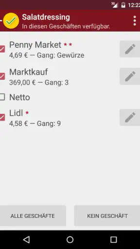 rShopping Einkaufsliste screenshot 4
