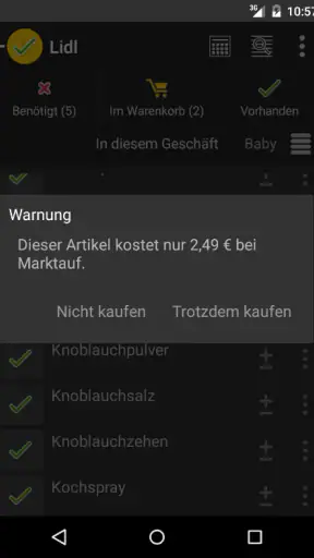 rShopping Einkaufsliste screenshot 6