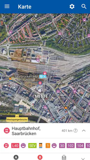 Saarfahrplan screenshot 7