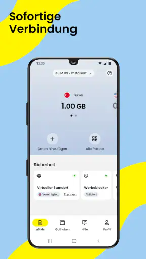 Saily eSIM: Daten für Reisen screenshot 4