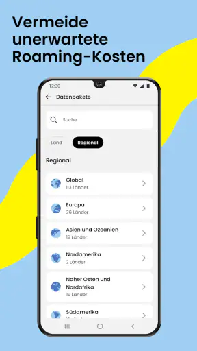 Saily eSIM: Daten für Reisen screenshot 5