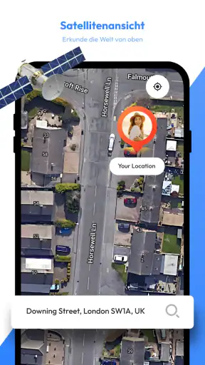 Satellitenansicht－Karten－Radar screenshot