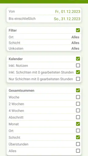 Schicht Kalender (FlexR) screenshot 7